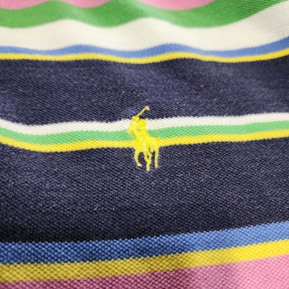 Polo Ralph Lauren Classic Polo Shirt Men’s Large Multicolor‎ 90s/Y2K - Picture 4 of 8